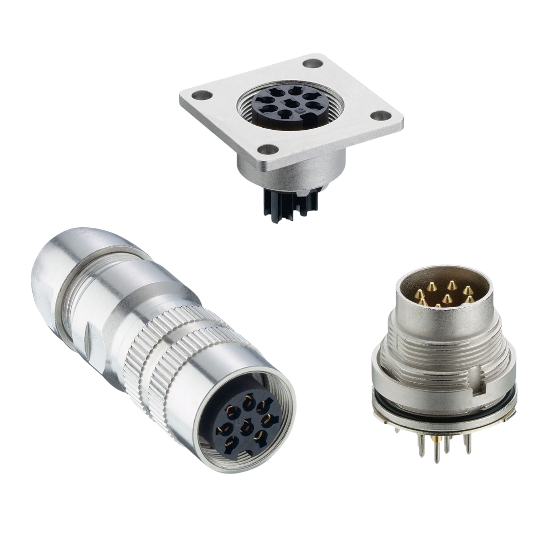 Series 03  Circular connectors acc. to AISG specification, IP68